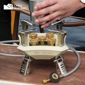 Stove Head Camping Fierce Fire Outdoor Picnic Windproof High Power Gas Furnace Portable Outdoor Stove camping equipment