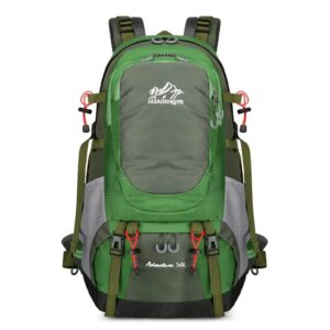 Travel Backpack 50L Outdoor Climbing Camping Waterproof Hiking Trekking Bag Sports Large Capacity Schoolbag Multi Pockets xa52wd